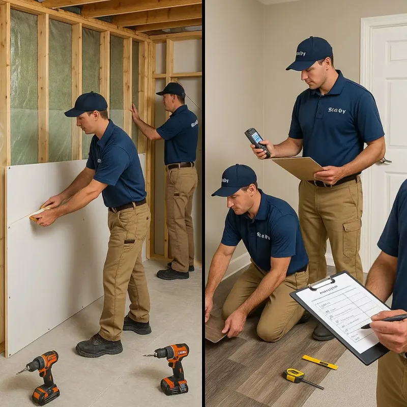 Repairs and Reconstruction process in Geistown, PA